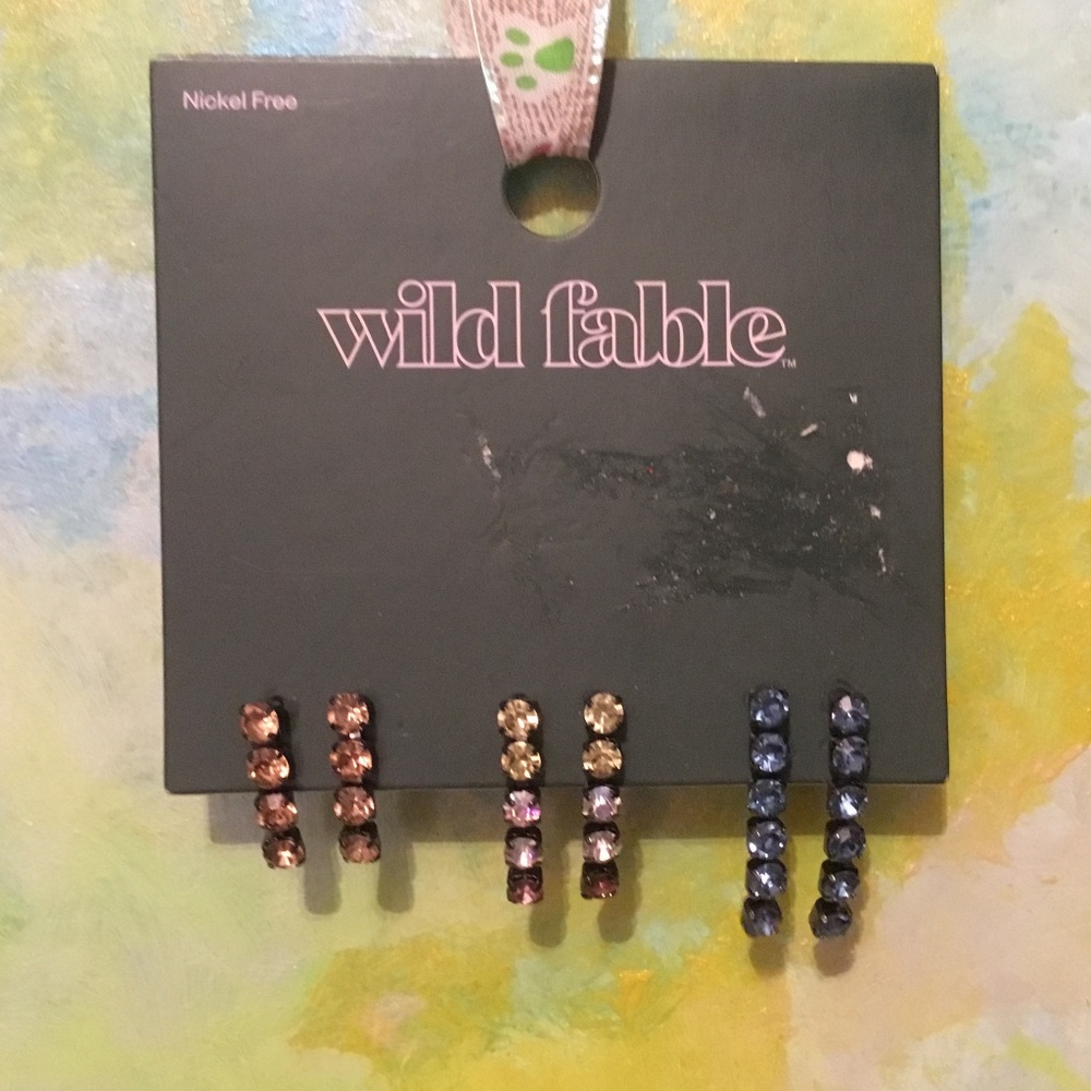 New Wild Fable 3 Dangle Earrings
